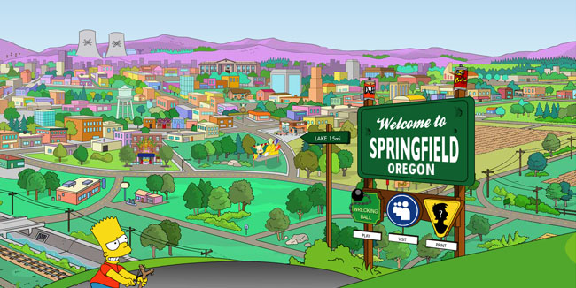 Springfield n’existe pas que dans les Simpsons