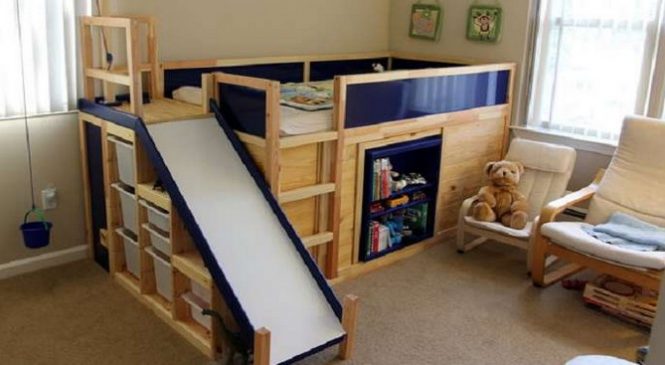 Il construit le lit 3 en 1 le plus cool du monde pour son fils