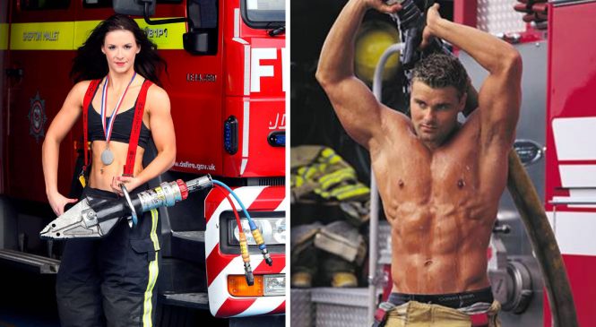 10 pompières tellement HOT qu’il a fallu appeler 15 pompiers pour régler ça!