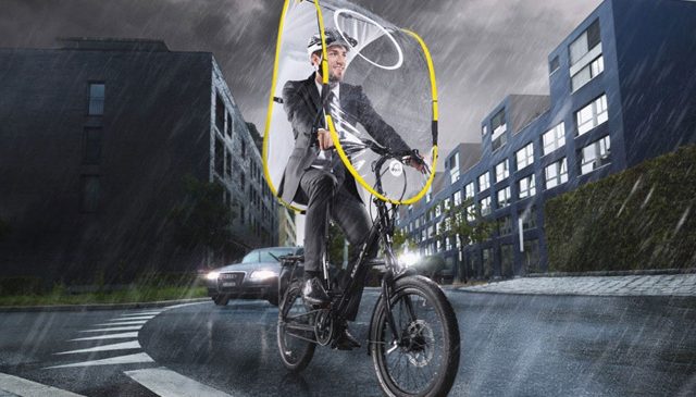 Dryve : Le parapluie pour vélo est maintenant disponible