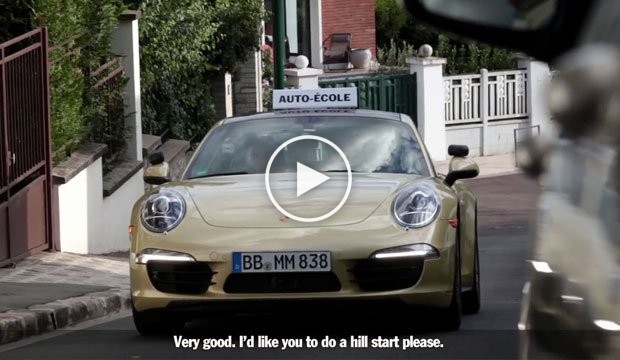Caméra cachée : ils passent leur permis de conduire au volant d’une Porsche 911