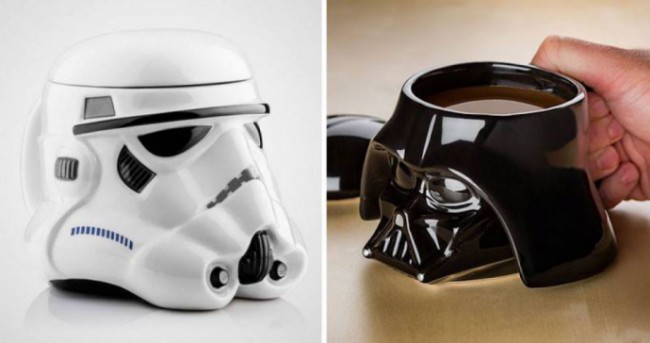 Des mugs Star Wars pour boire un café du côté obscur de la force