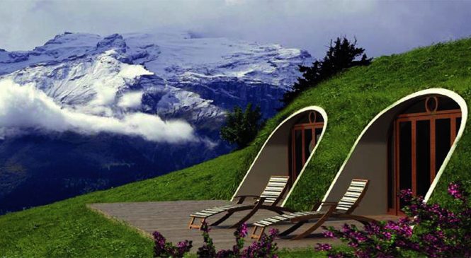 Une maison de hobbit préfabriquée et écologique à installer en 3 jours