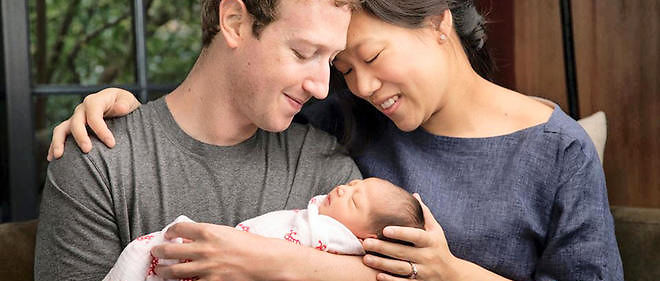 Mark Zuckerberg devient papa et prévoit de donner 45 milliards de dollars