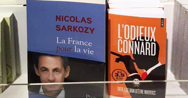 Quand les libraires se foutent discrètement de Nicolas Sarkozy