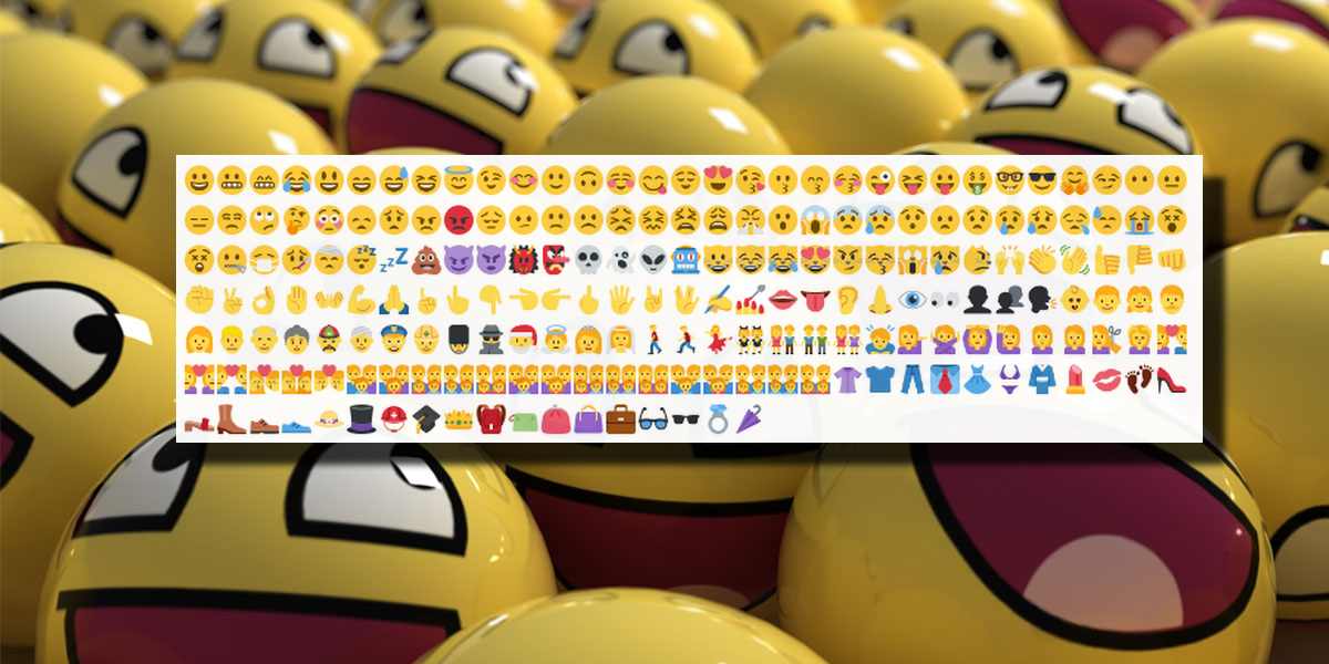 Smiley liste Full Emoji