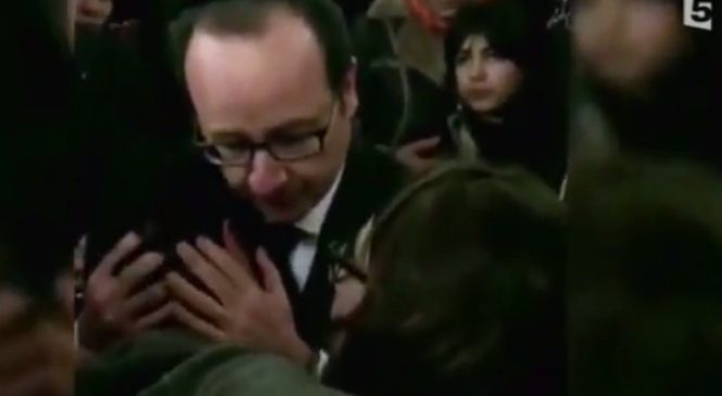 La vidéo bouleversante et inédite de Hollande juste après l’attentat de l’Hyper Cacher