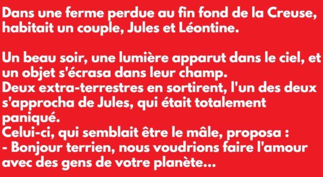 Jules, Léontine et les extra-terrestres