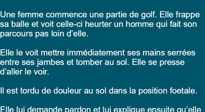 La partie de golf