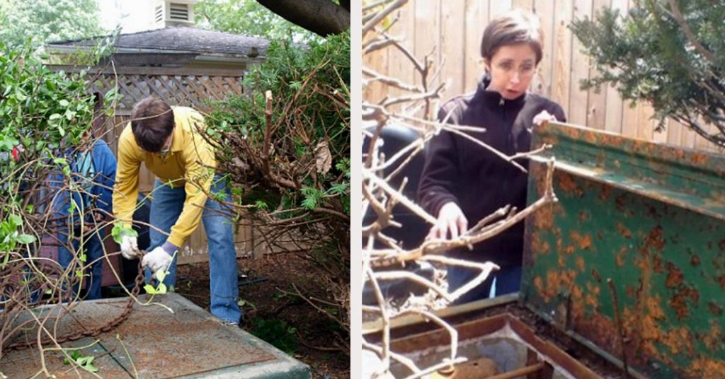 Il y a 10 ans, ils font l’acquisition une maison mais n’ouvrent jamais cette trappe, puis ils l’ouvrent enfin
