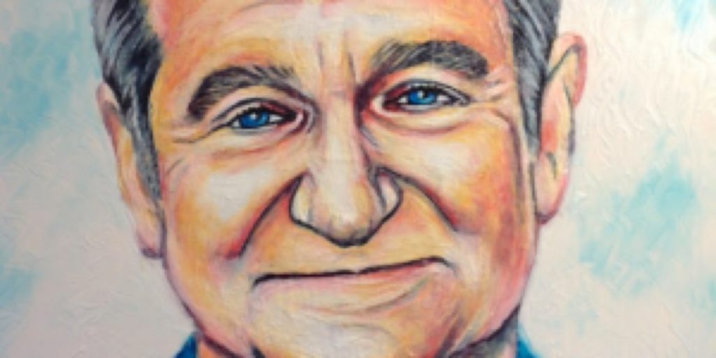Vous pensez que c’est juste le portrait de Robin Williams mais c’est bien plus que ça