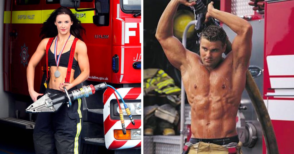 10 pompières tellement HOT qu’il a fallu appeler 15 pompiers pour régler ça!