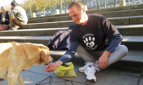 Un ancien SDF crée « Les Restos du Coeur » pour les chiens !