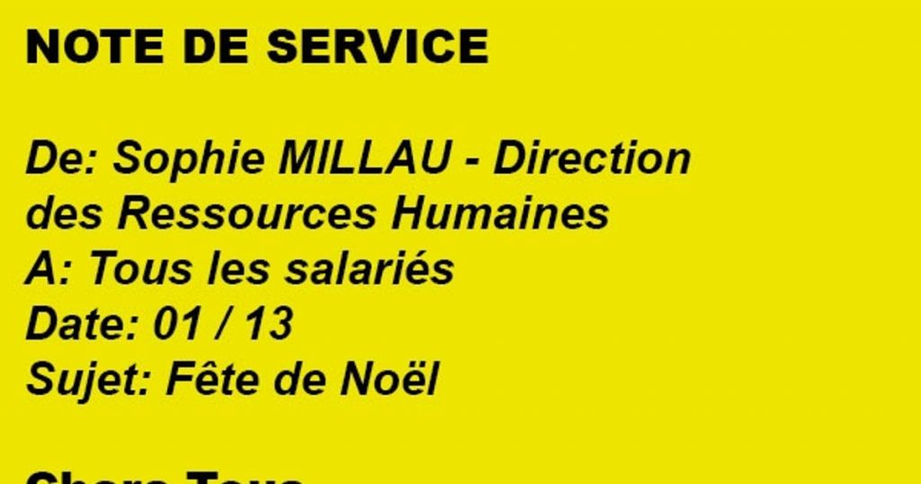 Fête de Noël