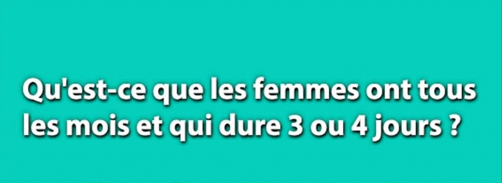Énigme du jour !!! A vous de jouer !