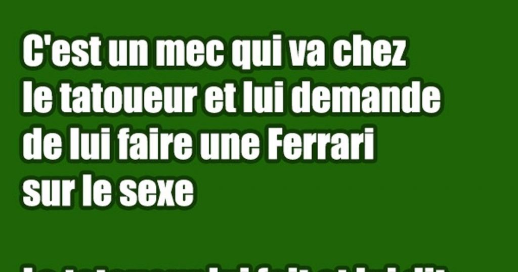 C’est un mec qui va chez le tatoueur…