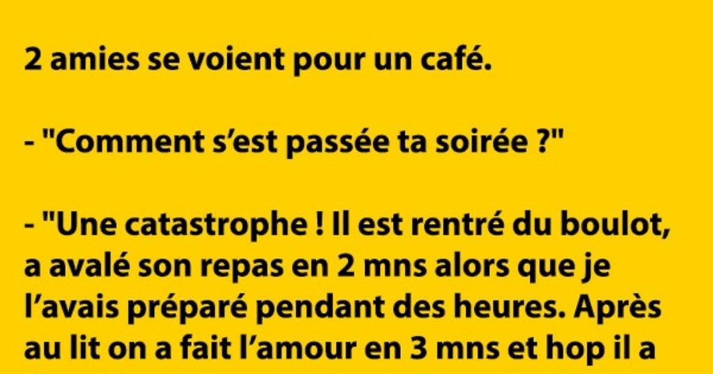 2 amies se voient pour un café.