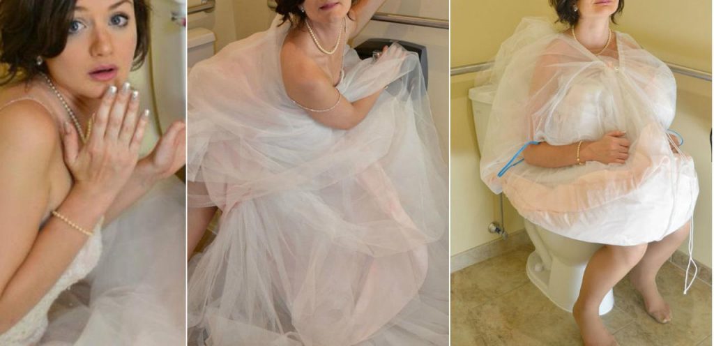 Compliqué d’aller aux toilettes avec votre robe de mariée ? Découvrez le Bridal Buddy !