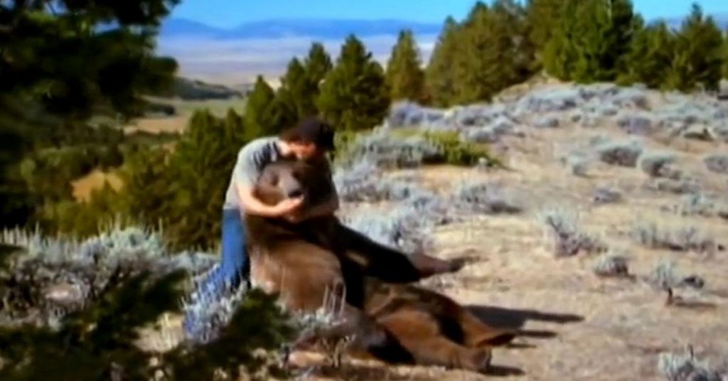 Il aperçoit un enfant ours près de sa maman morte. Ce qu’il fait par la suite? Je n’ai aucun mot