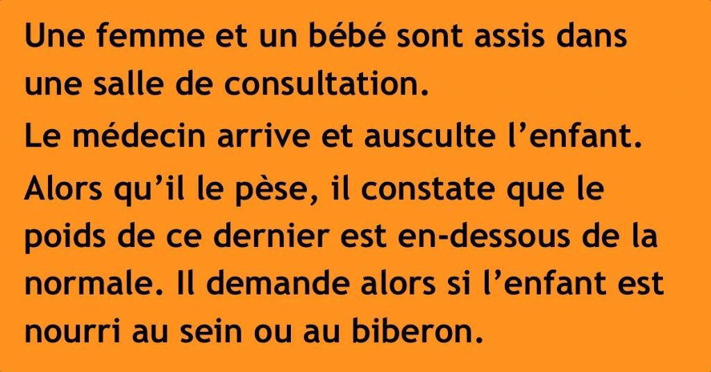 Le médecin procède à un examen minutieux. Mais ce que dit la patiente est à mourir de rire!