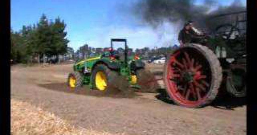 Tracteur d’aujourd’hui contre tracteur des années 1800