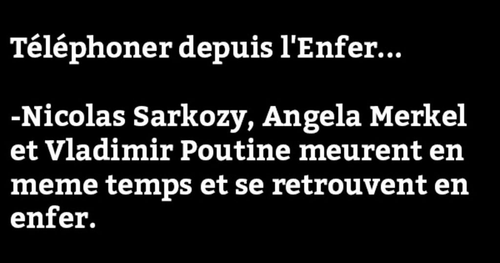 Téléphoner depuis l’Enfer…