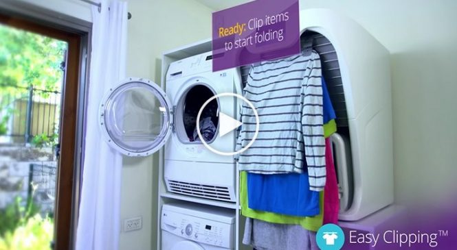 Cette machine repasse, plie et parfume le linge en moins d’une minute (vidéo)