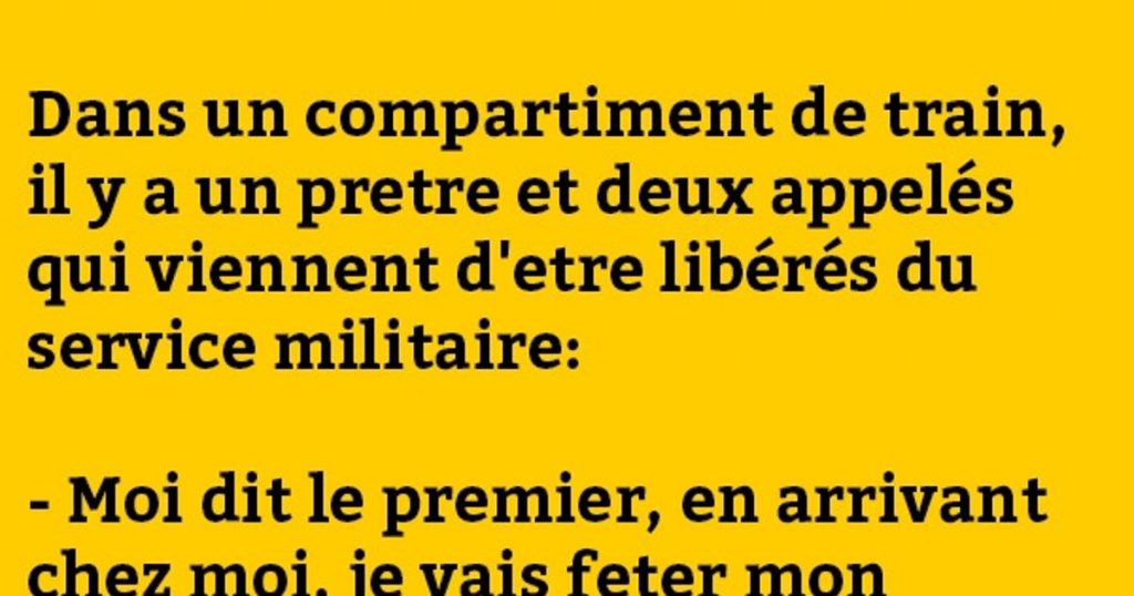 Dans un compartiment de train…