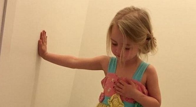 Elle prend une photo drôle de sa fille, mais en regardant de plus près elle voit la terrible vérité qu’elle s’empresse de publier sur Facebook!