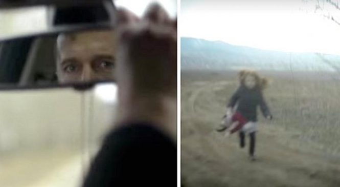 Il abandonne sa fille sur un chemin. Quand il regarde dans le rétroviseur? Il est SOUS LE CHOC…