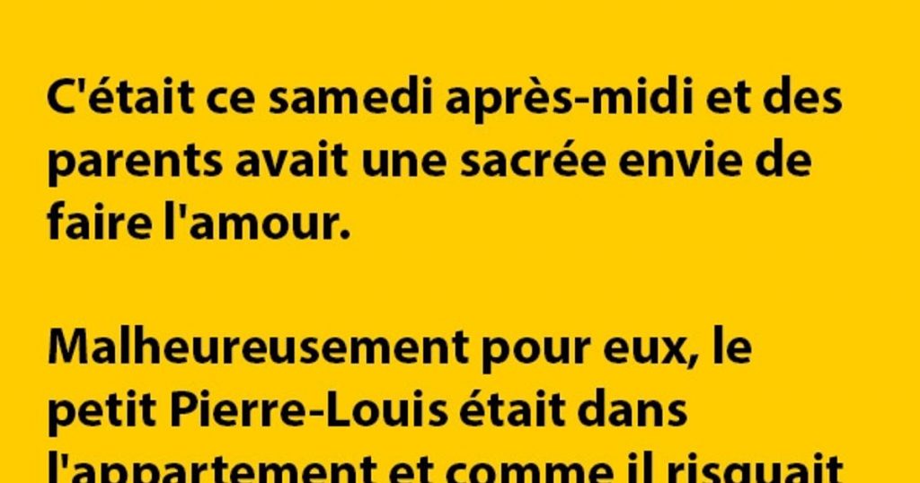 C’était ce samedi après-midi et des parents avait…