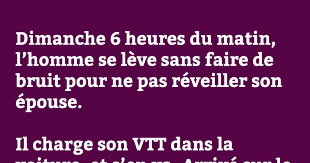 Dimanche 6 heures du matin …