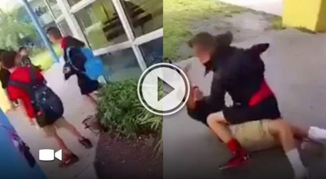 Une bande de racailles s’en prend à un gamin plus jeune et plus petit… mais ils vont vite le regretter !