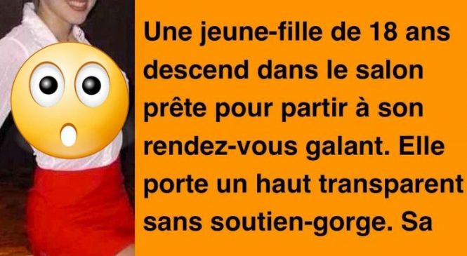 Elle sort de la maison avec un haut transparent, mais ce que sa grand-mère fait: INIMAGINABLE!