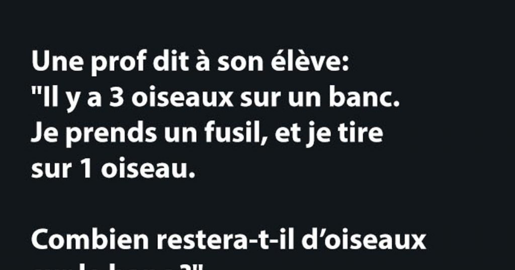 Une prof dit à son jeune élève…