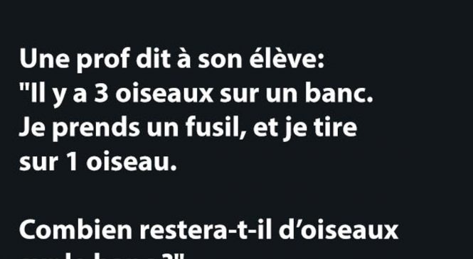 Une prof dit à son jeune élève…