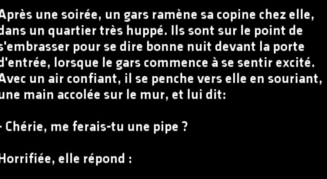 Le jeune homme fait une demande très particulière à sa copine, mais il ne s’attendait pas à cela !