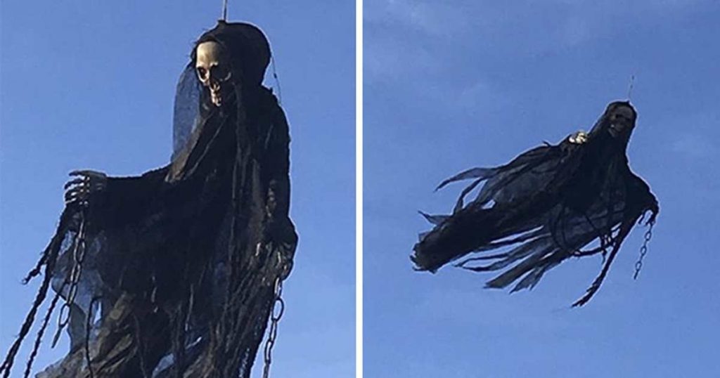 Halloween : Un gars fait la blague la plus drôle avec un drone et un détraqueur