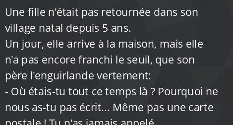 Une fille n’est pas retournée chez elle depuis plus de cinq ans
