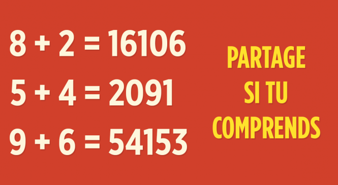 Si vous pouvez résoudre cette équation mathématique, vous êtes des génies