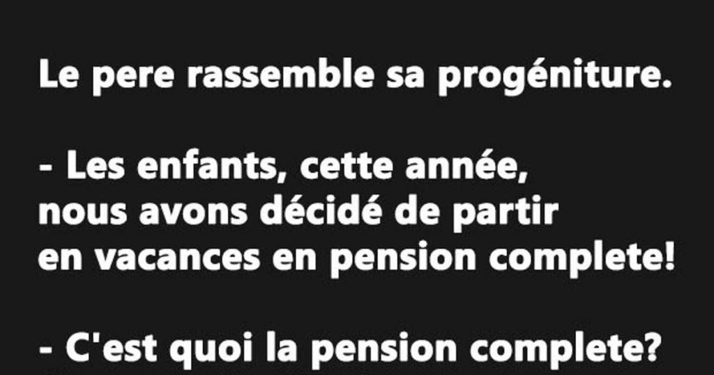 Le pere rassemble sa progéniture…
