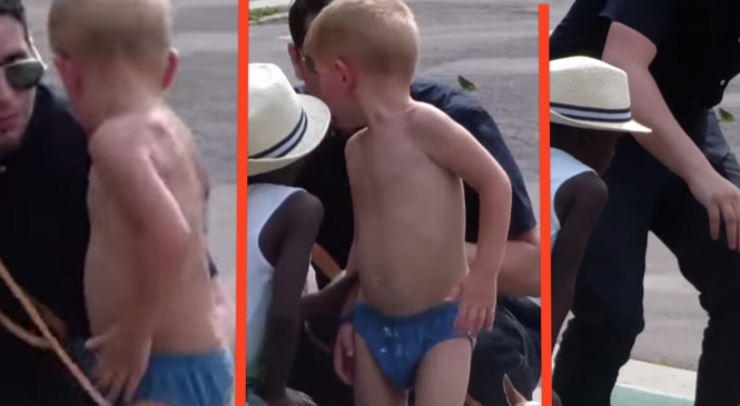 Ce que ce Français va faire au garçon en slip est répugnant. Pourtant, cela pourrait arriver n’importe où!
