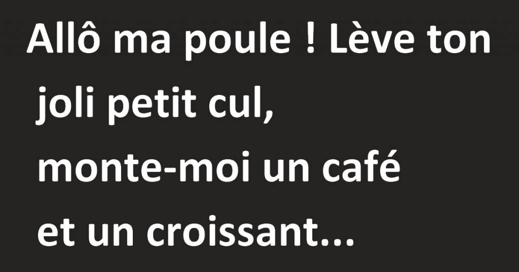 Un employé d’une grande entreprise prend le téléphone et dit :