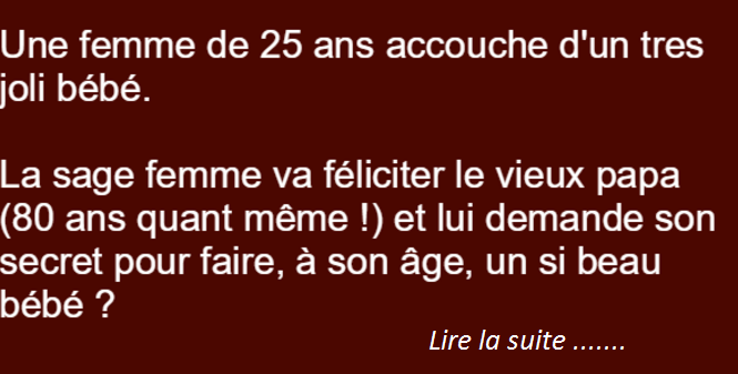 Une femme de 25 ans accouche d’un joli bébé
