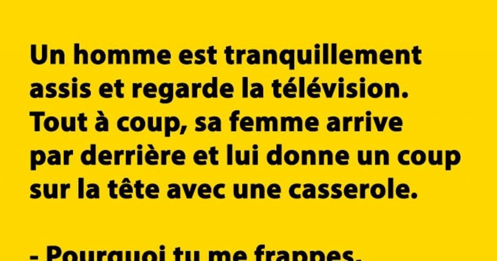 Pourquoi tu me frappes, demande-t-il…