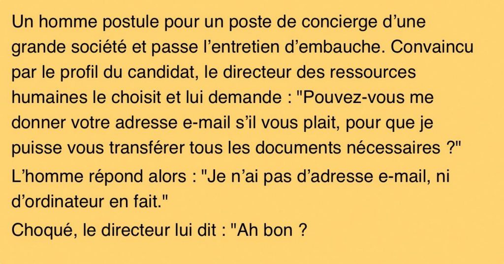 Lorsque cet homme est renvoyé d’une société, ils ne se doutent pas un instant de ce que ce dernier va faire cinq minutes après.