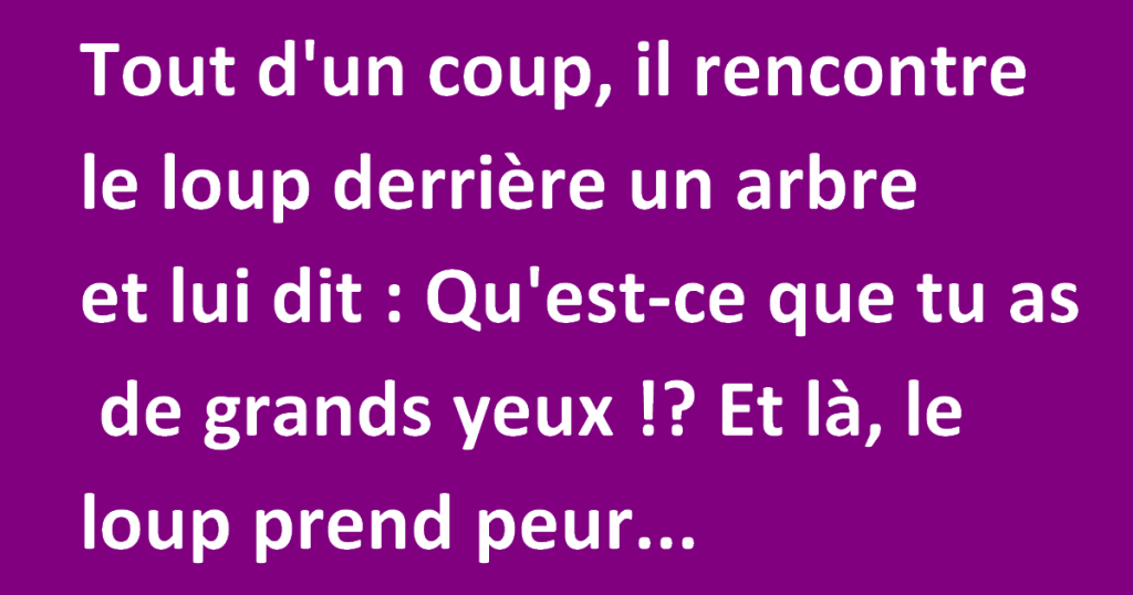 C’est le petit chaperon rouge qui va apporter une galette à sa grand-mère.