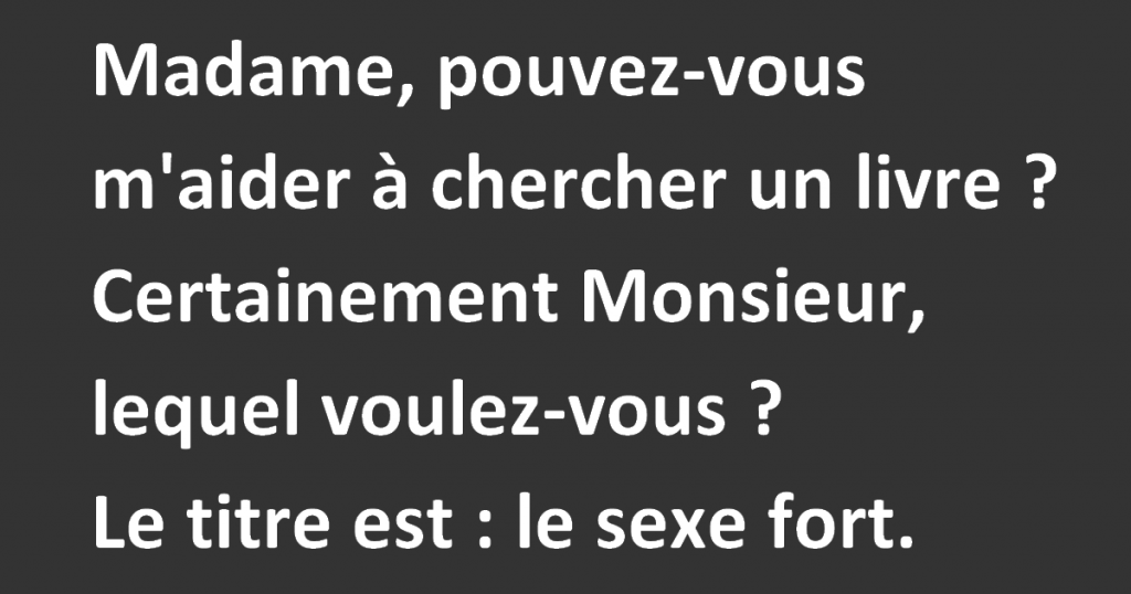 Un homme demande à une bibliothécaire