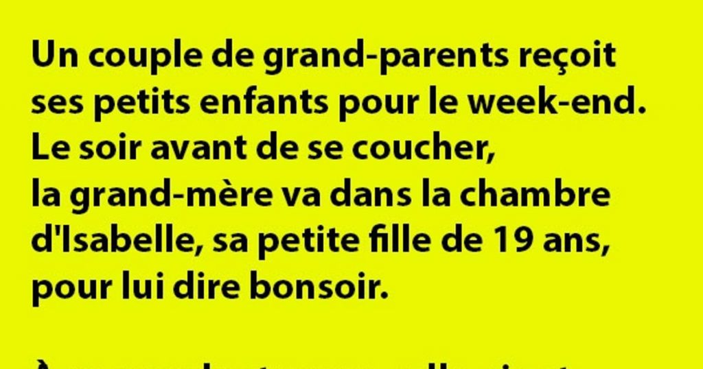 Un couple de grand-parents reçoit ses petits enfants pour le week-end.
