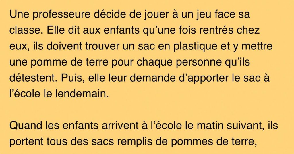 Ces enfants acceptent un jeu absurde proposé par leur professeur. Mais le jour suivant, ils le regrettent.